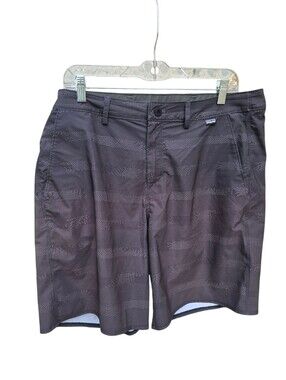 Patagonia Men's Hydropeak Hybred Board Shorts 34 Marine Fog Ink Black